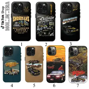 Snowman Bootlegging Smokey And The Bandit Classic Vintage Movie Fan Art Trendy Tough Phone Case. Retro Cinematic Aesthetic Heavy Duty Shockproof Protective Smartphone Cover for iPhone 17 Pro Max 16 Air 15 14 13 12 11.