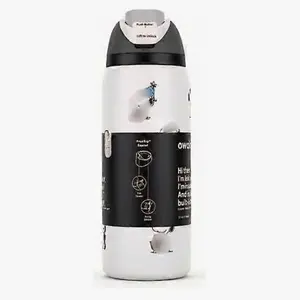 New 2026 Peanut Dog Owala 32oz Black Whtie Water Bottle Stainless Steel tiktokshopspringglowup