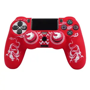Silicone Soft Controller Cover Case For PS4 Control Skin Covers Joystick Accessories for PlayStation 4 Video Gamepad Accessories Console Controller Accessories