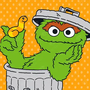 Oscar the Grouch Portrait Oscar the Grouch Portrait
