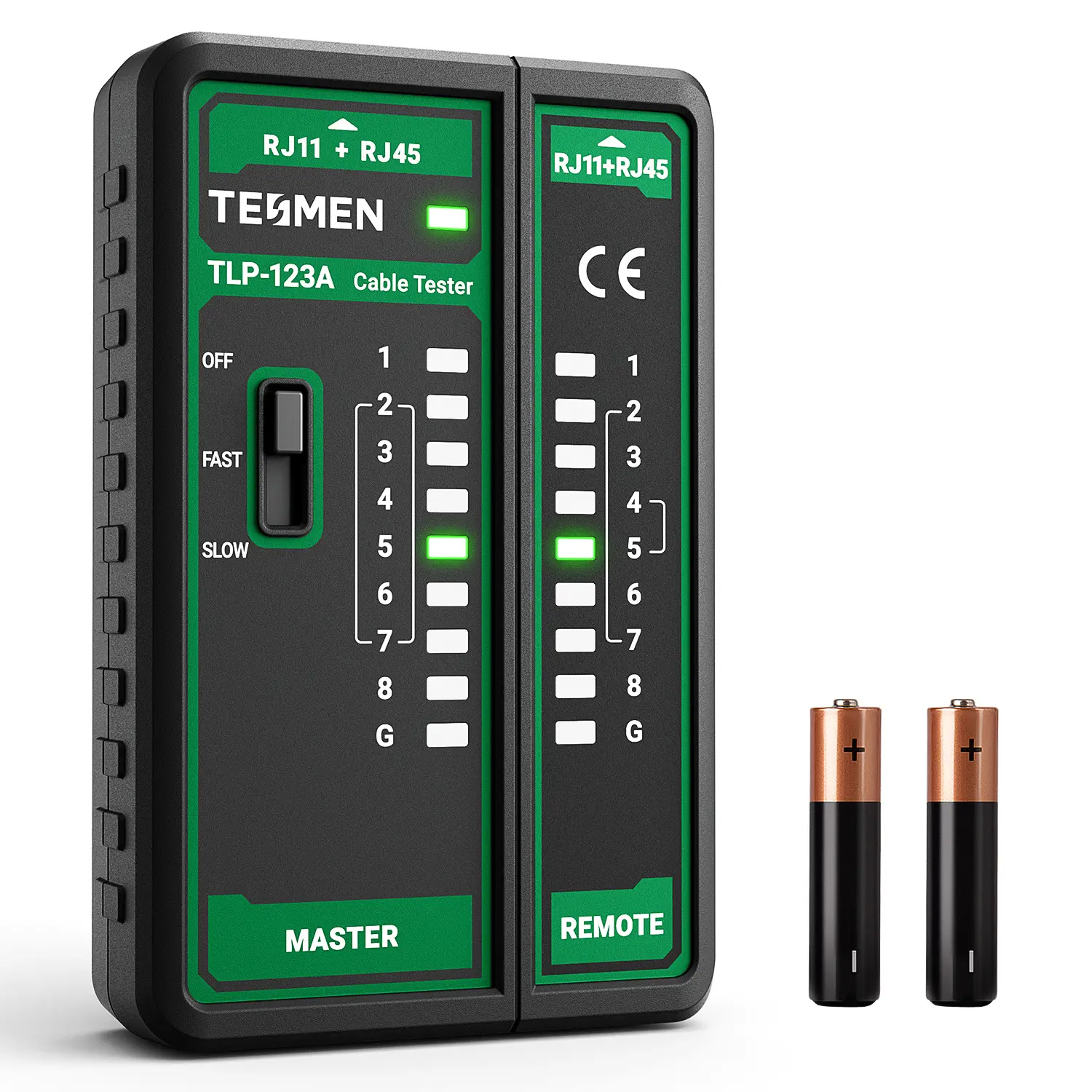 TESMEN TLP-123A Network Cable Tester for RJ11 RJ45, Ethernet Wire Tool for CAT5/CAT5E/CAT6/CAT6A/CAT7/UTP&STP, LAN & TEL Continuity Test, Suitable for Cable Maintenance #summerfinds