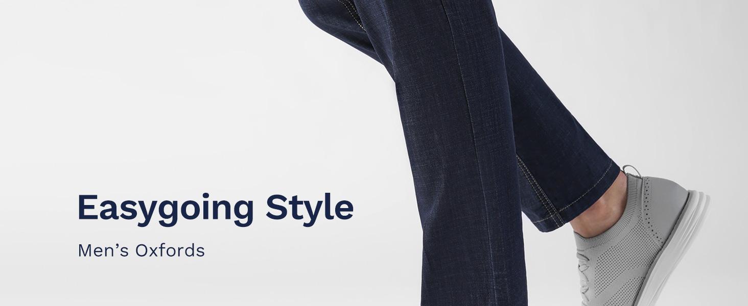 Bruno Marc [KnitFlex Craft] Men's Lightweight Mesh Casual Oxfords