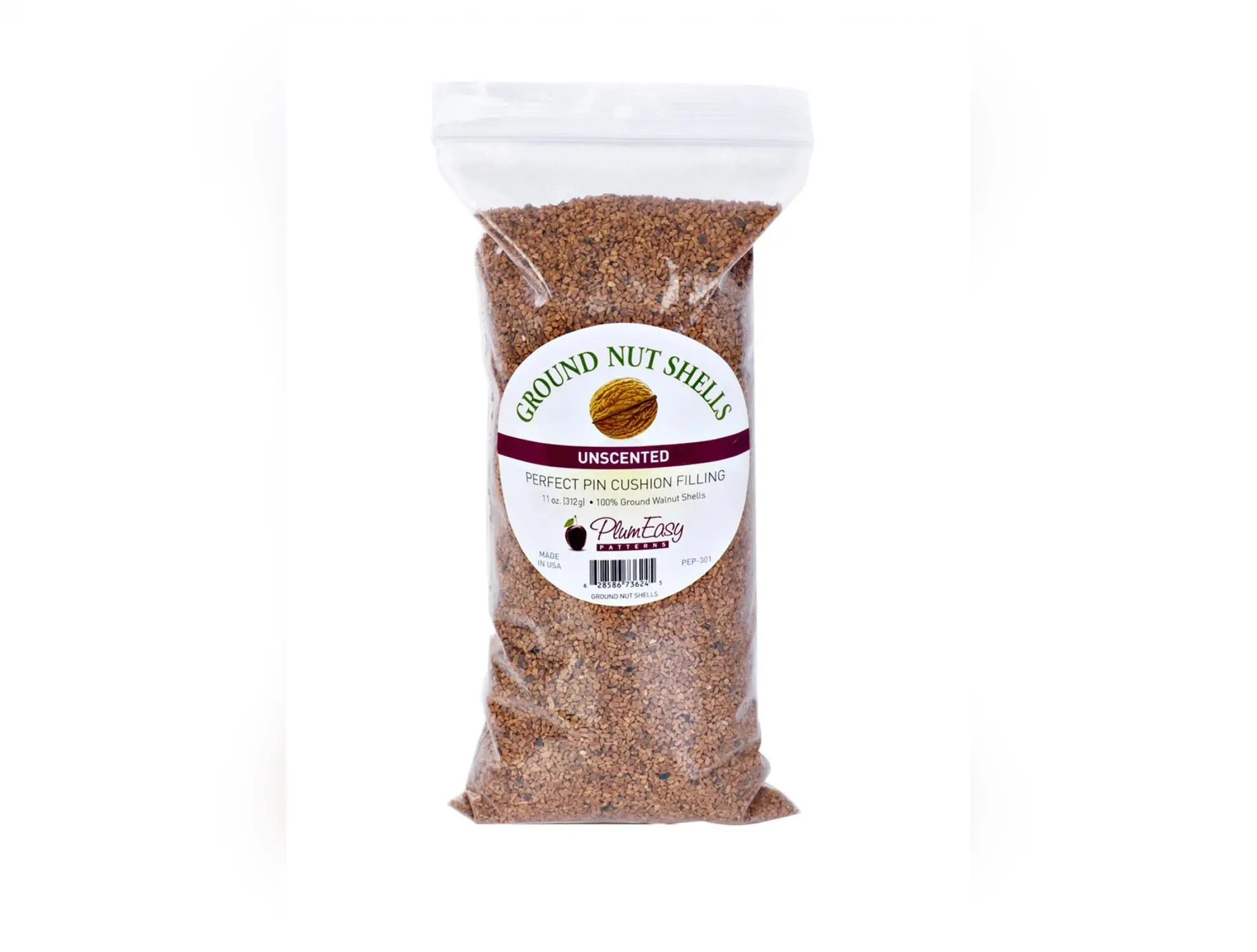Ground Walnut Shells - Pin Cushion Filling from PlumEasy | 11 oz