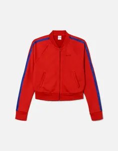 Sunland Track Jacket - Crimson Cobalt