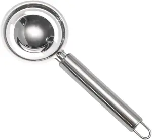 Egg Yolk Separator - Stainless Steel, Separation Tool, Easy to Clean Kitchen Gadget for Baking & Cooking
