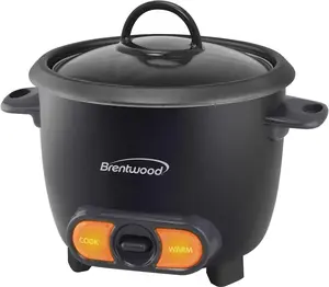 Brentwood TS-506BK Electric Rice Cooker, standard, Black