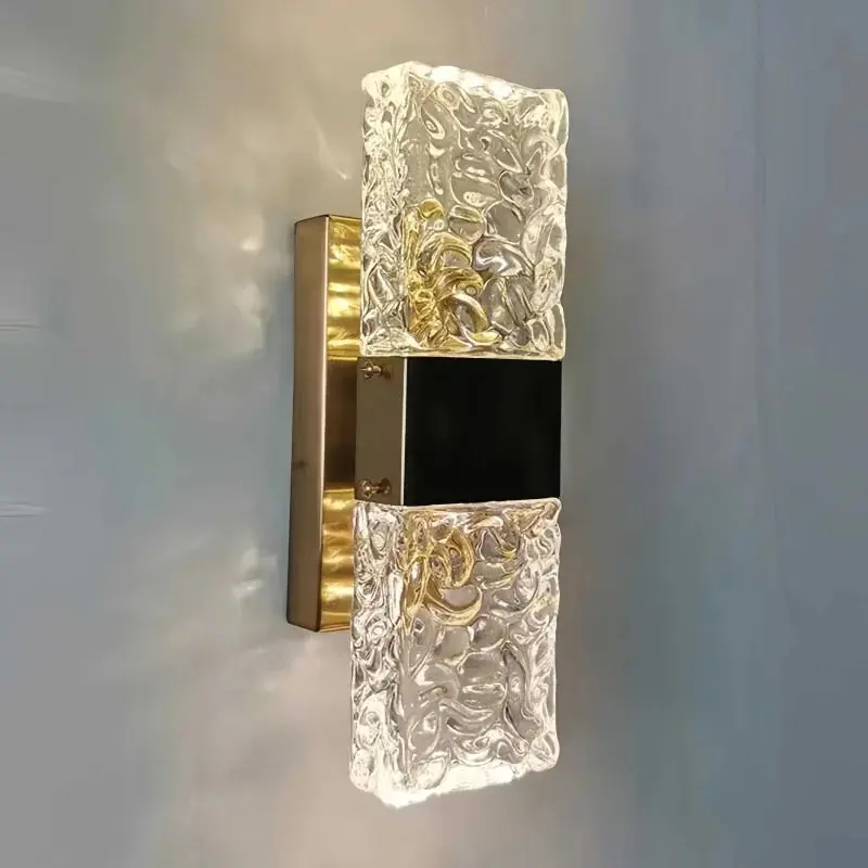 Premiere Lamps Postmodern Glass Light Luxury Crystal Wall Lamp