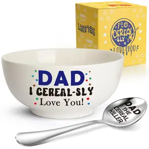 Dad Gifts Large Ceramic Bowl for Dad Who Wants Nothing