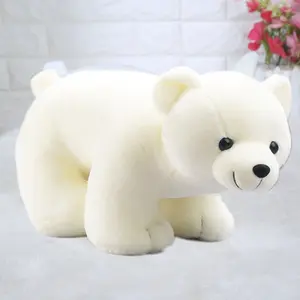 Cute polar bear plush toy - a soft pet plush toy that can accompany your pet for play and interactive games. Comfortable home decoration plush gift suitable for birthdays and as decoration items, ornaments