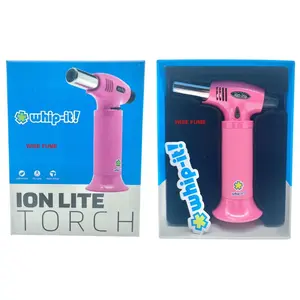 whip-It ion lite torchs. Kitchen torchs. Refillable cooking torchs.  PINK color