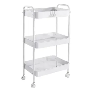 Corner Shelf, Storage Cart, Rolling Cart, Utility Cart, Bathroom Organizer, Rack for Small Space, Space-Saving, Multi-Functional, Heavy-Duty, Easy Assembly, Mobile Storage, Slim Storage