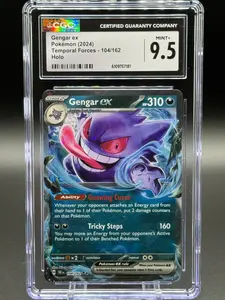 Pokemon TCG Gengar ex | Temporal Forces 104/162 | CGC Graded MINT+ 9.5