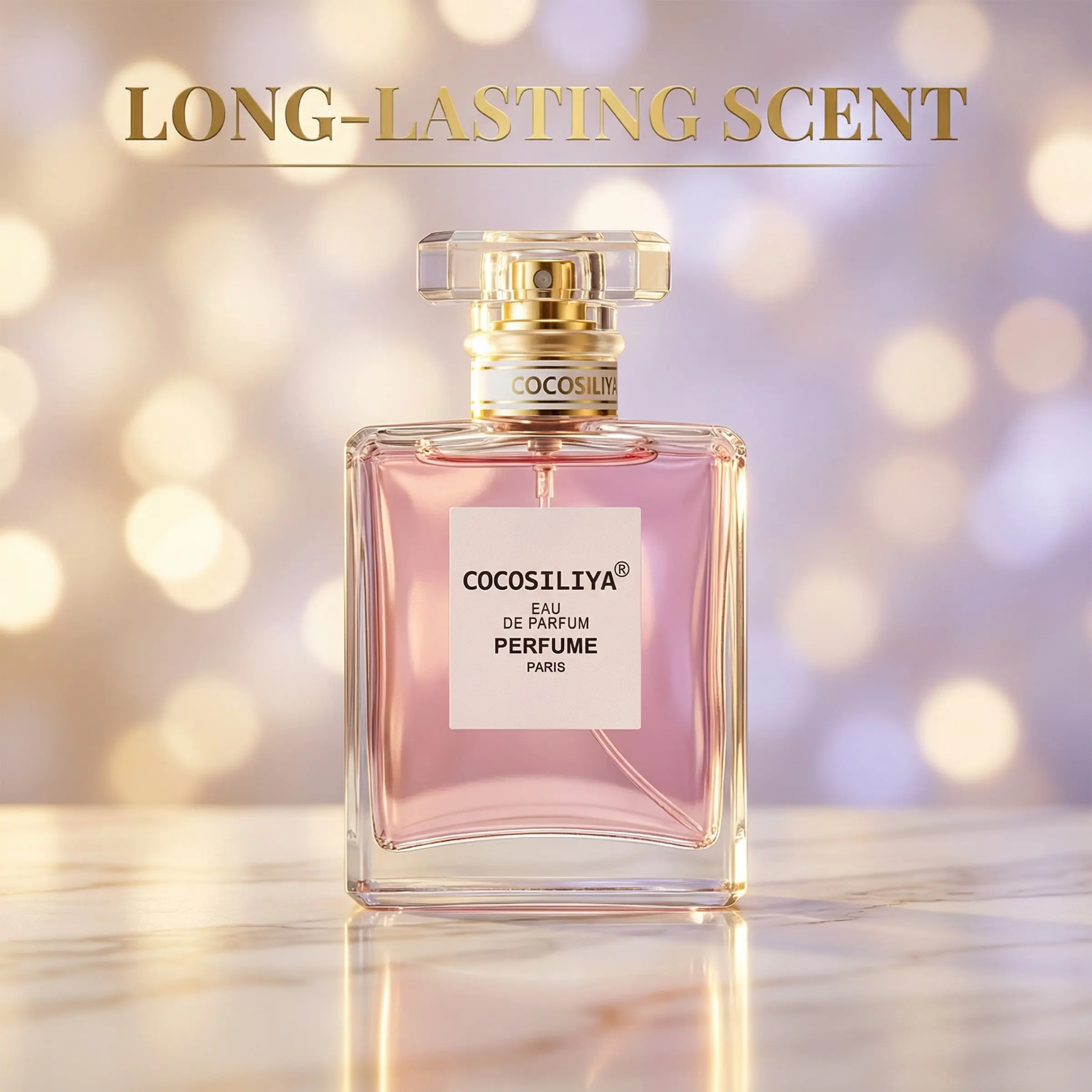 Miss Coco 50 mL Perfume, Long-Lasting Citrus Rose Fragrance, Daily Non-Cloying Scent, Essential Commuter Perfume, Perfect Gift