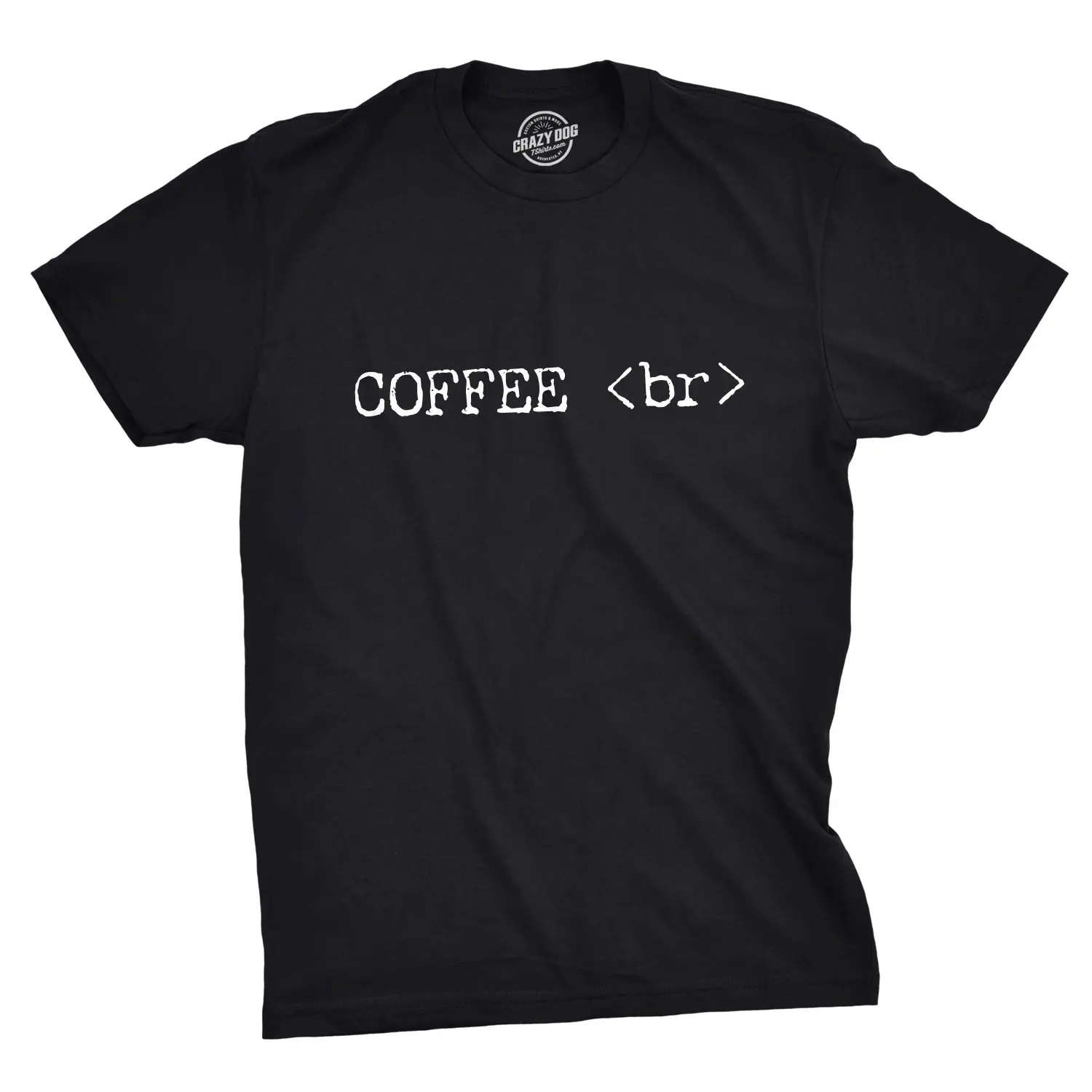Mens Coffee Break T Shirt Funny Coding Developer Tee Mens Funny T Shirts Cool Vintage Fashion T-Shirt Gift Classic Menswear Funny Coffee Short Sleeve Novelty Tees for Guys Black