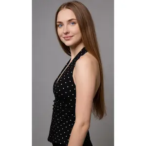 JADEE Plus Size Halter Deep V-Neck Ruched A-Line Backless Polka Dot Camisole, Vintage Y2K Halter Polka Dot Camisole, Babydoll Polka Dot Halter Backless Top