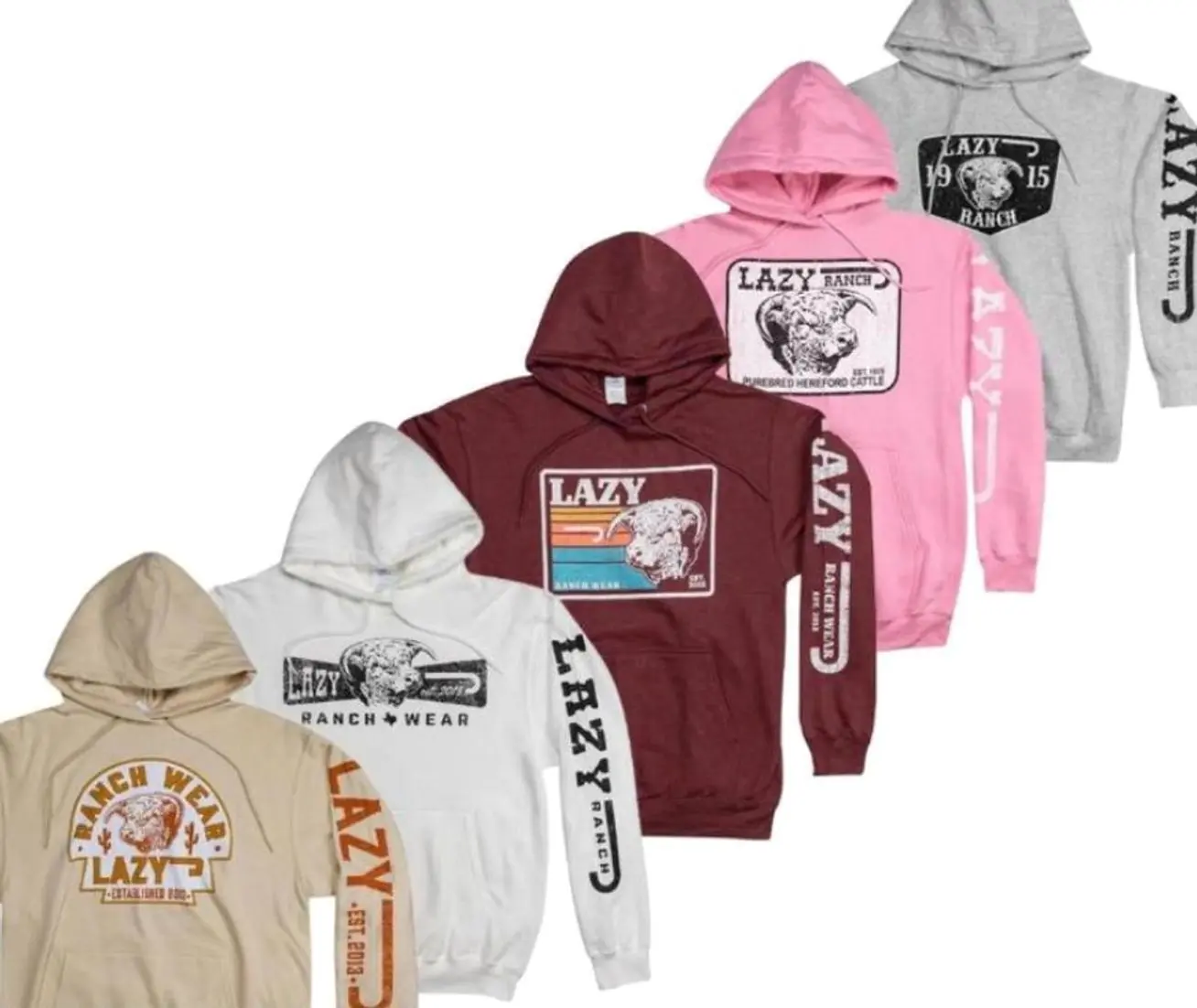 Lazy J Ranch Willow Cattle Headquarters Pullover Hoodie, Western Ranch Cowboy Hoodie, Casual Cotton Hoodie For Men And Women, Rustic Country Apparel 3UEG6