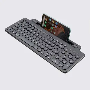 Bluetooth Keyboard 2.4G Wireless Keyboard with Touchpad Card Slot Keyboard for Laptop Tablet Android IOS Ipad Gaming Keyboard kebidumei