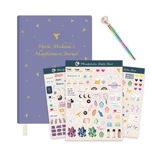 Mystic Michaela's Manifestation Journal, Sticker Sheets, & Crystal Pen