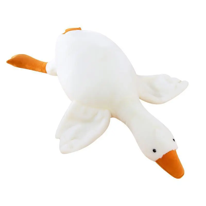 Cute Stuffed Goose Pillow Plush Toy - Huggable Stuffed Animal Plushies, Soft Cuddly Creative Decorative Goose, Kid-Friendly Gift-Gf Gift for Classic & Novelty Toy Lovers