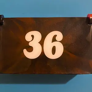 Personalized Resin Dominoes Handmade