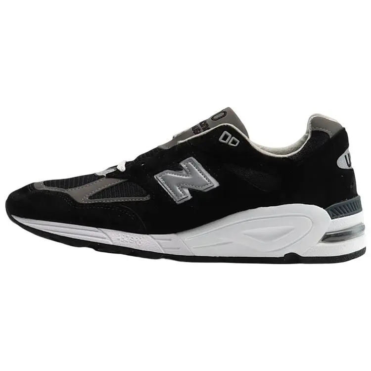 Men's New Balance 990v2 Heritage Made In USA 'Pewter' M990BK2 Casual Trainers - Flat, Low-Top, 90s Classic, Clean Aesthetic, 90S Classic Casual Trainers, Clean Aesthetic Casual Trainers