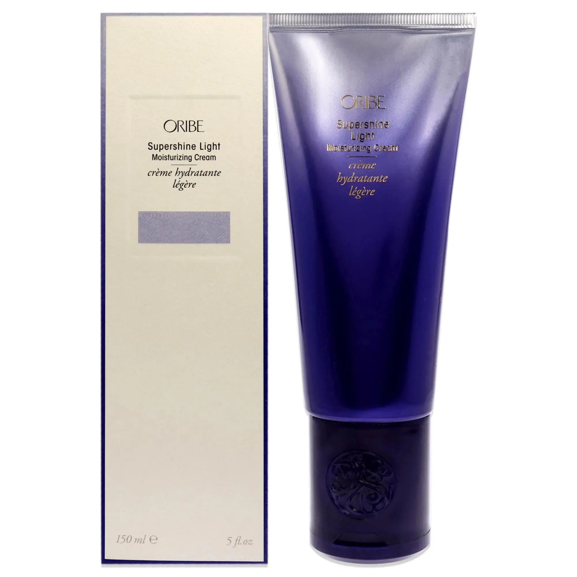 Oribe Supershine Light Moisturizing Cream - Unisex 5oz Daily Moisturizer for Face/Body, Hydrates Skin