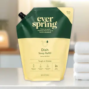 Dish Soap Refill - Lemon & Mint - 36 fl oz - Everspring™