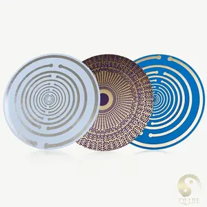 Quantum Energy Bundle - EMF Protection Scalar Wellness Disk Set, 3-Piece Lakhovsky & Cymatic Kit