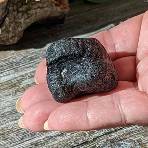 Rare Black Tourmaline Naturally Tumbled consciously Sourced # 4