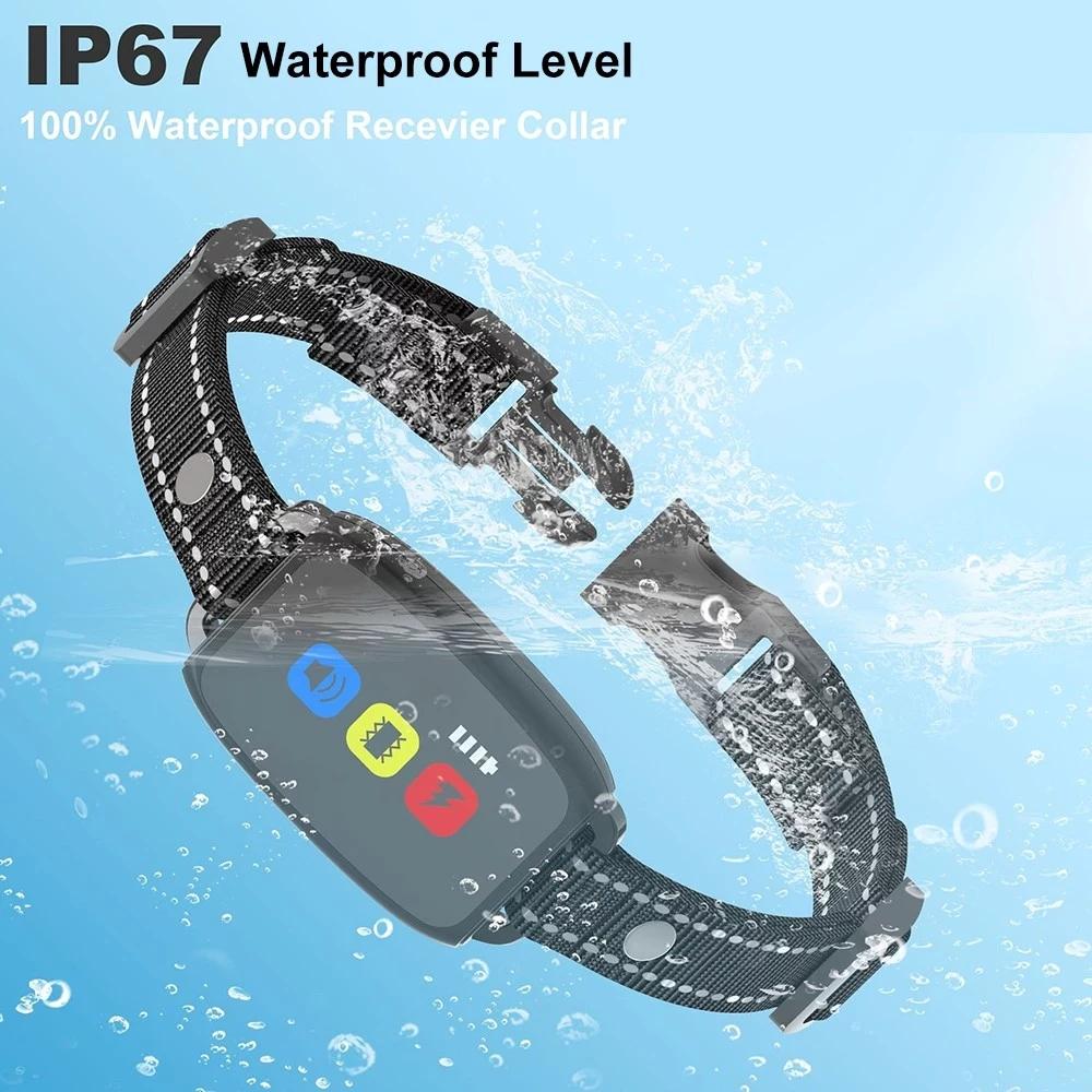 800M Long Range Dog E-Collar with Beep Vibration & Safe Shock, Adjustable Levels for Obedience Training