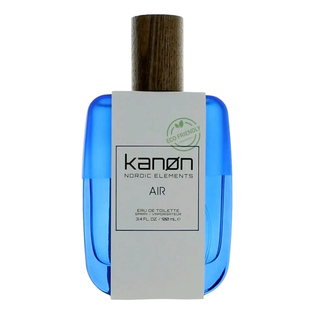 Kanon Nordic Elements Air Men's 3.4 fl oz EDT Spray - Fruity Scent Men's Fragrance, Citrus-Jasmine, Ginger, Grapefruit, Spicy, Fresh, Uplifting Notes, Signature Scent, Fresh Aroma