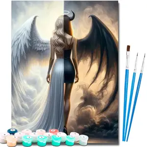 Paint by Numbers Kit for Adults Beginner,Easy Adult Paint by Number Kits on Canvas DIY Painting for Surprise Gift Home Wall Decor 16x20 Inch