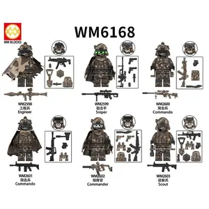Building blocks, humanoid dolls, toys, digital action figures assembled toys crawler children's educational toys dolls for girls popular