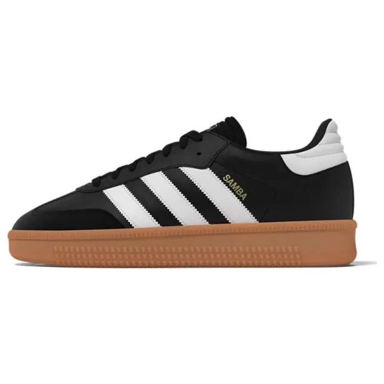 Adidas Samba XLG 'Black White Gum' Retro Athletic Sneaker, Men's/Women's Sports Footwear for Casual Wear, Sports Shoes, Black Gum, Old School Cool, Cushion