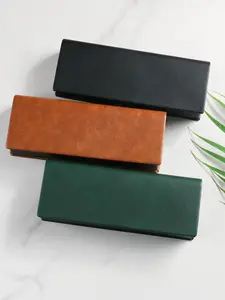 High-End Portable Eyeglasses Case, Anti-Pressure Vintage Sunglasses Holder for Men and Women, Stylish Storage for Prescription Glasses, Portable Sunglasses Organizer