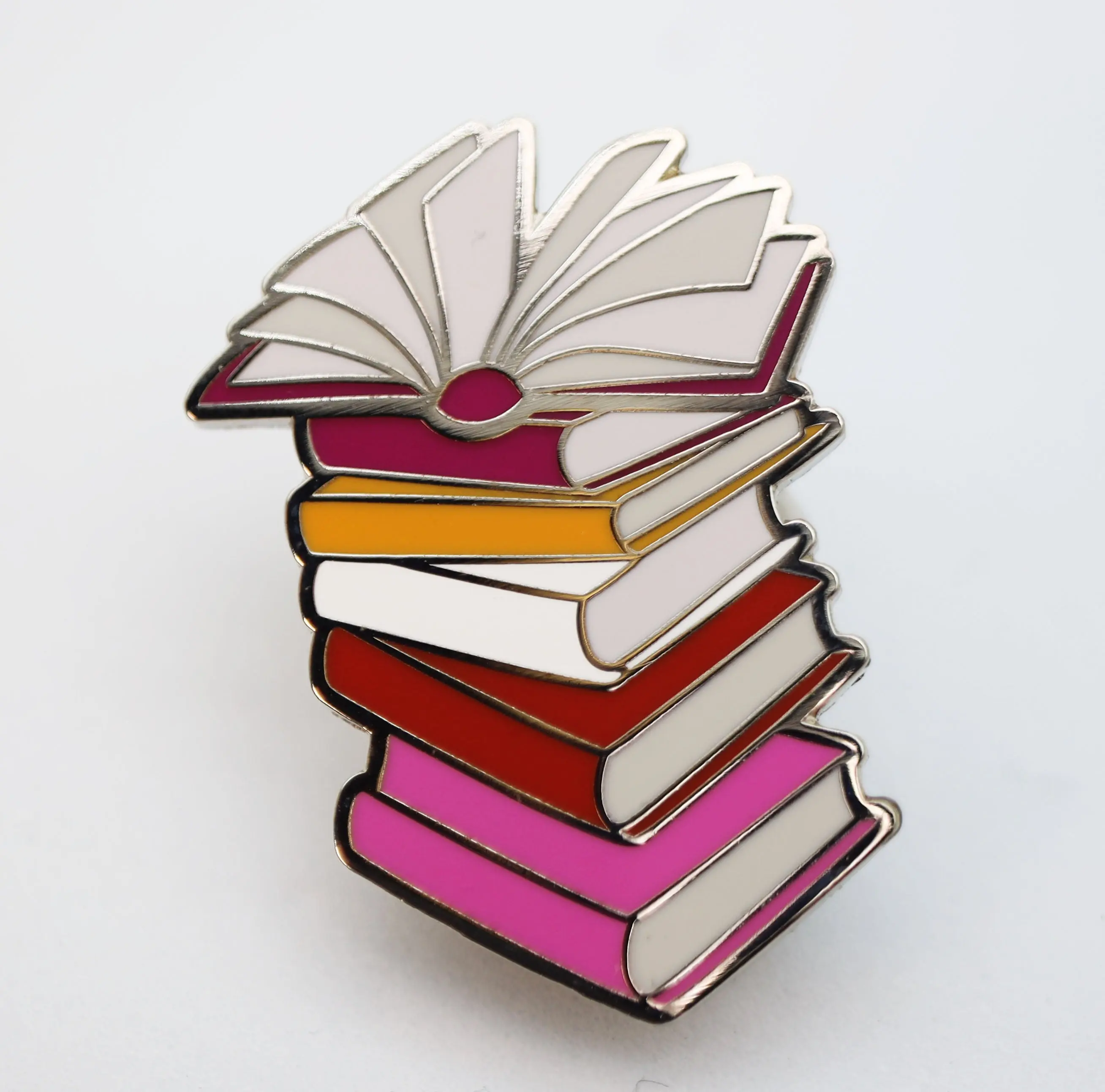 Pride Books Pin: Lesbian