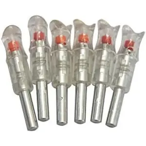 Automatically Bow String Activated Lighted Nocks For Crossbow Arrows Pack of 6