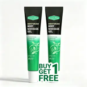 [ Buy 1 Get 1 Free] GreenVibes Men's Care Gel | Relaxing Body Massage Gel and moisturize