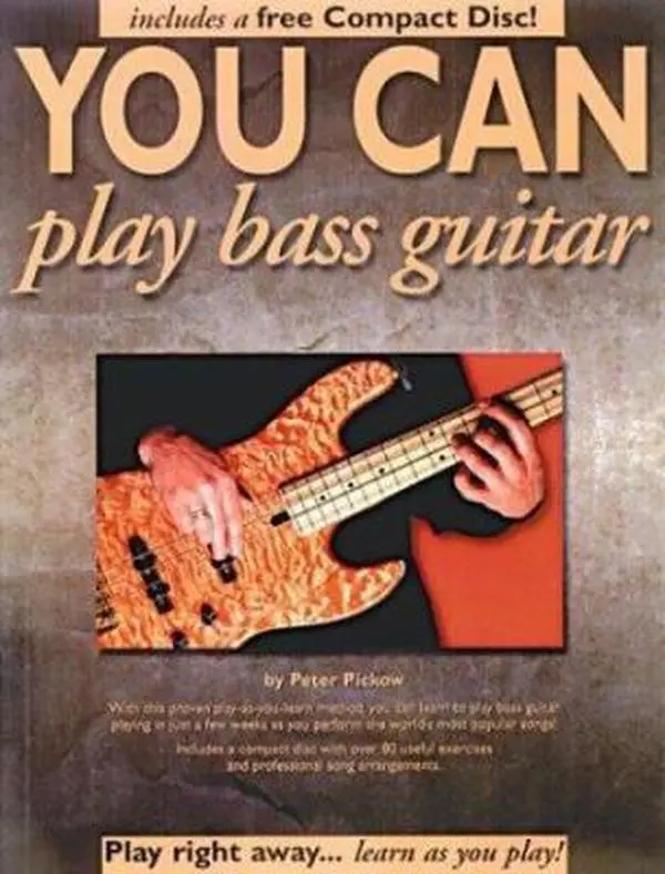 USED-You Can Play Bass Guitar (with Audio CD) by Peter Pickow (Paperback)