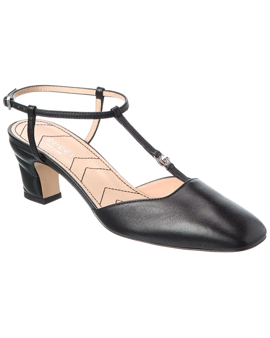 Gucci Double G Leather Pump