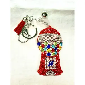 Bling Bag Charm Keychains - Sweets and Drinks