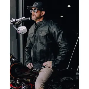 Hudson Leather Jacket - Black