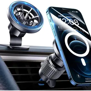 for Magsafe Car Mount [20 Strong Magnets] Magnetic Phone Holder for Car Dashboard [Hands Free] Cell Phone Magsafe 3 Car Mount Fit iPhone 15 14 13 Pro Max Pro Plus Mini