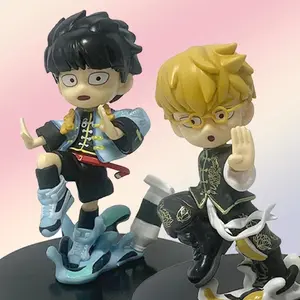 PalVerse Pale. Mob Psycho 100 III Shigeo Kageyama Arataka Reigen Anime Figure Toys Kwaii Q Ver. PVC Model