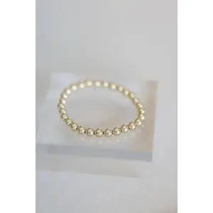 6mm gold ball bracelet