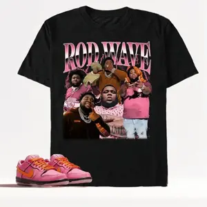 Rod Wave Nostalgia Tour Sb Dunk Low Blossom Power Girls Unisex Shirt, Full Colors, Full Sizes, For Men, For Women, gift for him gift for her
