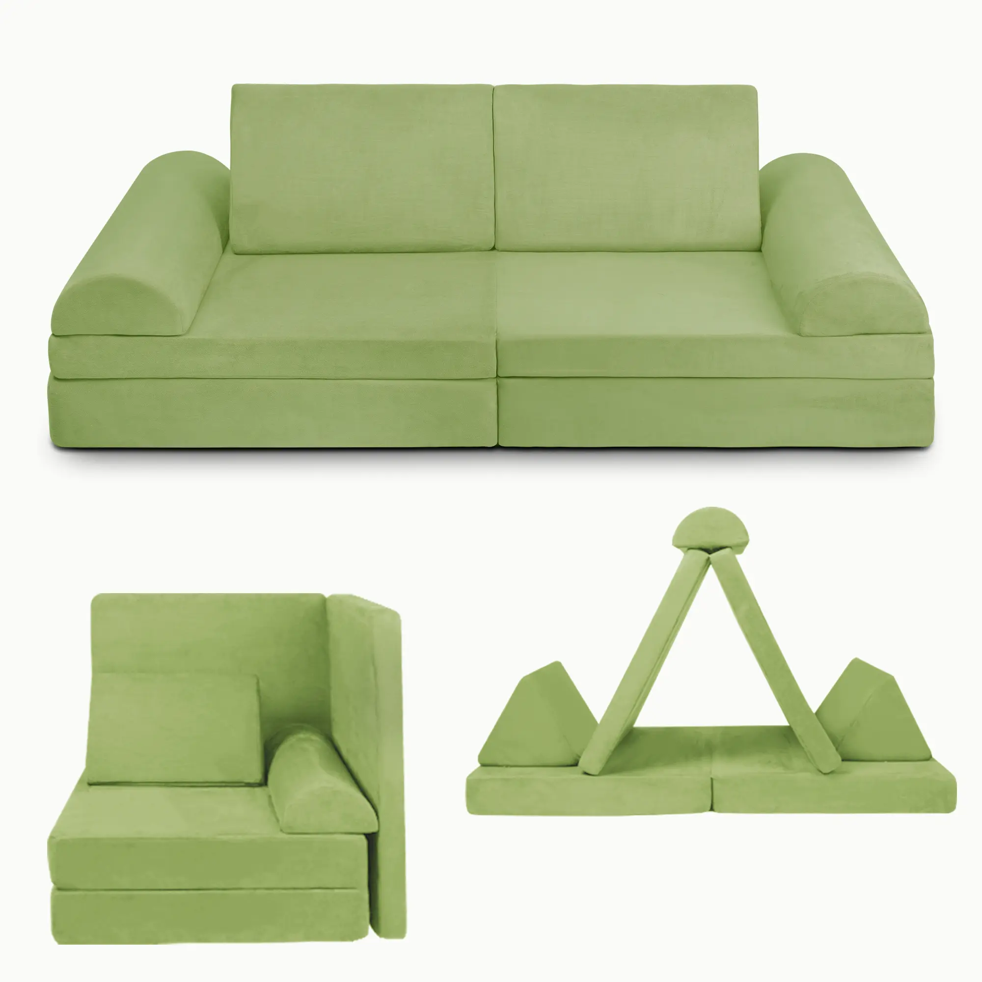 Christmas gift idea,Topwin Large Sofa – Modular Play Couch for Playroom & Bedroom, Expansive Comfort & Fun Design