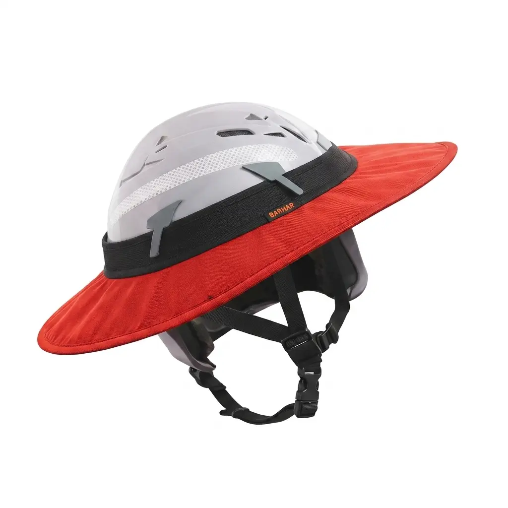 Climbing Helmet Sun Shade Brim Attachment for Adults, Reversible Lightweight Water-Resistant Cover, Professional Arborist Safety Gear, Tactical UV Protection, Summer Construction Hard Hat Visor, Outdoor Rock Climbing Accessory