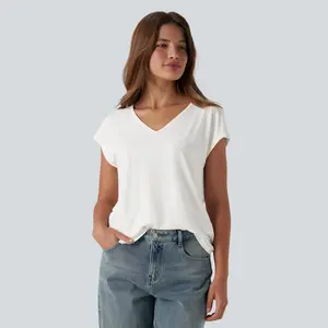 Halara V Neck Short Sleeve Casual T-Shirt