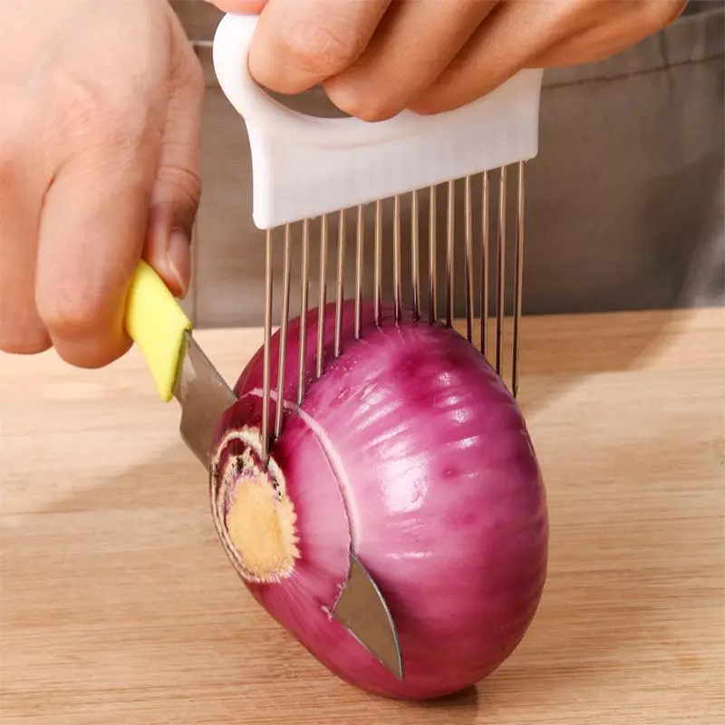 Stainless Steel Onion Cutter, Vegetable Cutter, Multifunctional Fruit & Vegetable Cutter, Kitchen Utensils & Gadgets